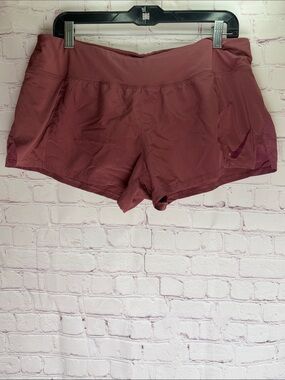 Nike‎ Dri Fit Just Do It Women's Rose Pink Athletic Shorts Woman’s Size XL